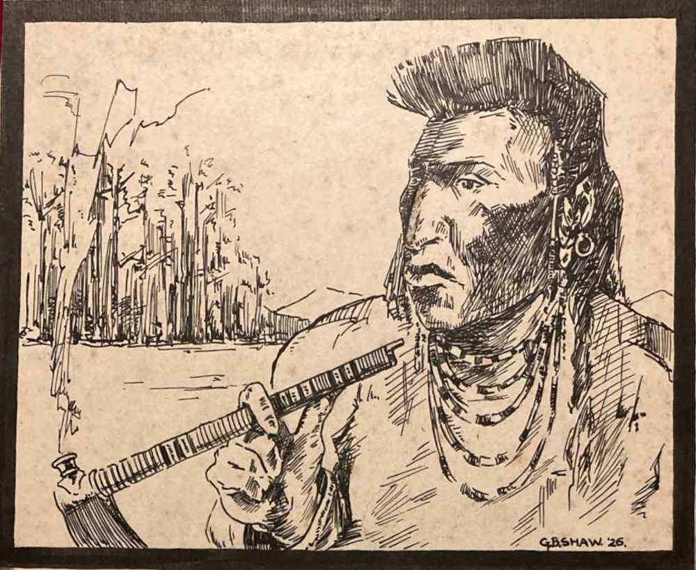 A Native American, 1926 - with a dubious caption I have cropped out.