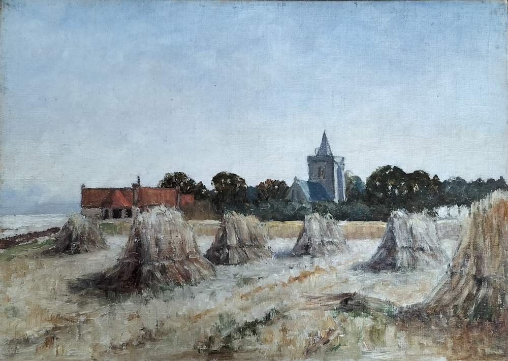 Church near Stoneham Estuary.